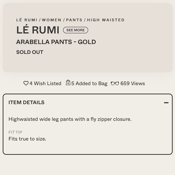 Le Rumi Arabella Mustard Gold Satin Wide Leg Trousers - Picture 4 of 5